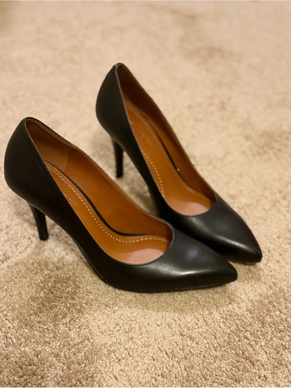 Coach Black Pointed-Toe Stiletto Pumps